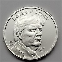 DONALD TRUMP 1 OZ SILVER ROUND