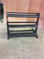 3 Tier HD Dumbbell Rack - 46 x 24 x 34