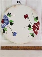 Southern Galleries Hand Painted Blue Ridge Plate