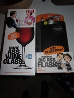 Giant Wine Glass and Flask