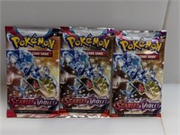 (3) Pokemon Scarlet Violet Packs