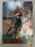 Sonics Shawn Kemp Signed Card with COA