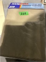 Assorted sand paper in package