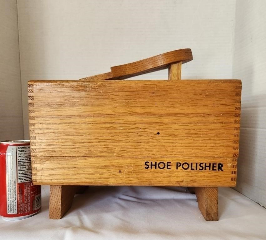 vintage Ioma electric shoe shine kit