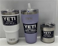 Lot of 3 Yeti Rambler Products - NEW