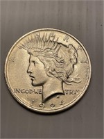 1924  Peace Silver Dollar