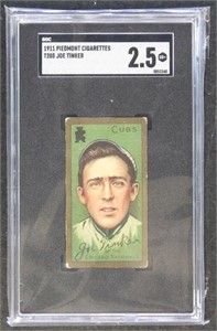 Joe Tinker 1911 T205 Piedmont Cigarettes Baseball