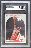 Michael Jordan 1990-91 NBA Hoops Basketball Card #