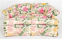 Floral Chintz Slip-Covered Upholstered Sofa