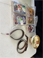 Various Disney VHS Tapes / Decorative Fruit Bowl