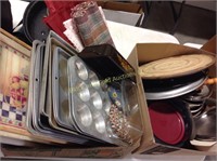 Kitchen pans, Roaster, and Tupperware, oh my