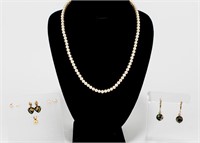 Jewelry Pearl Necklace / Earrings / Pendant 14k +