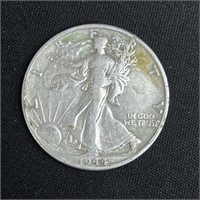 1944-D Walking Liberty Silver Half Dollar