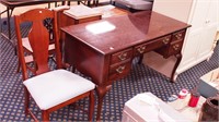 Writing desk/dressing table, cherry with three