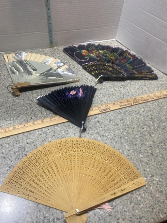 Asian style hand fans