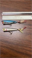 2 SPARKLY TAIL FISHING LURES