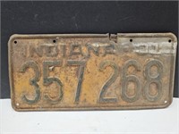 Indiana 1931  License Plate