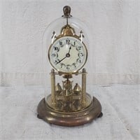 Vintage brass anniversary clock by Euramca Trading
