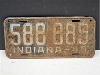 Indiana 1940  License Plate