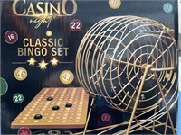 CASINO NIGHT CLASSIC BINGO SET RETAIL $20