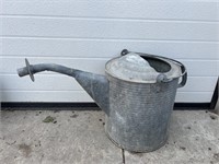 Galvanized watering can