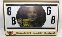 Rare GB  Pleasantly Light Beer Light 15" X 23"