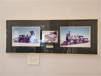 "The Last Gold Spike"  Framed Train Pictures