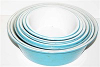 7 Pcs. Graduated Set of Enamel Bowls