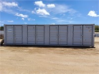 40' Shipping Container With Side Doors