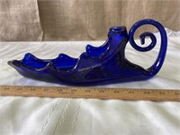 Cobalt Blue Art Glass Sculpture