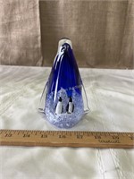 Glass Penguin paperweight