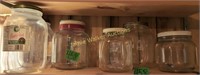 Hoosier Cabinet Jars. Second Floor