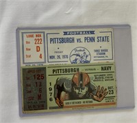GAME TICKETS 1976 PITTSBURGH VS PENN STATE AND