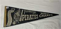 PITTSBURGH PIRATES WORLD CHAMPS 1960 PENNANT