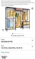 GARMENT RACK (OPEN BOX)