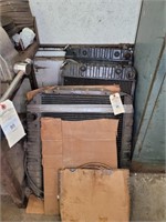 (4) USED RADIATORS AND COPPER TUBING