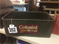 Vintage Colonial Bread Box