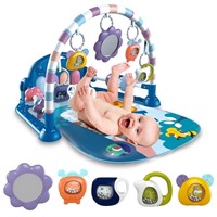 WF6855  TEAYINGDE Baby Gym Play Mat, Blue