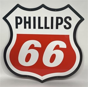 PHILLIPS 66 DSP PORCELAIN STATION SIGN