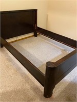 Full Size Mahogany Sleigh Bed