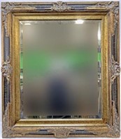 Traditional Gilt Style Beveled Wall Mirror