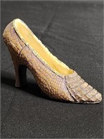 Vintage Miniature High Heeled Shoe Tiny