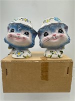 NOS Lefton Miss Priss Kitty S&P shakers