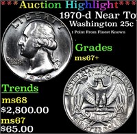 ***Auction Highlight*** 1970-d Washington Quarter