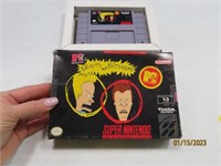 Super Nintendo BEAVIS & BUTTHEAD Video Game Boxed