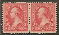 USA #252 PAIR MINT FINE NG