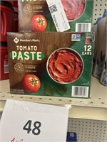 Tomato paste 12 cans