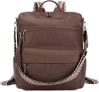 SEALED-New Leather Backpack Purse for Women Fashio