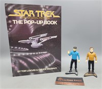 Star Trek Hardcover Pop Up Book & Figures