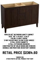 Kohler 60" Bathroom Vanity Cabinet